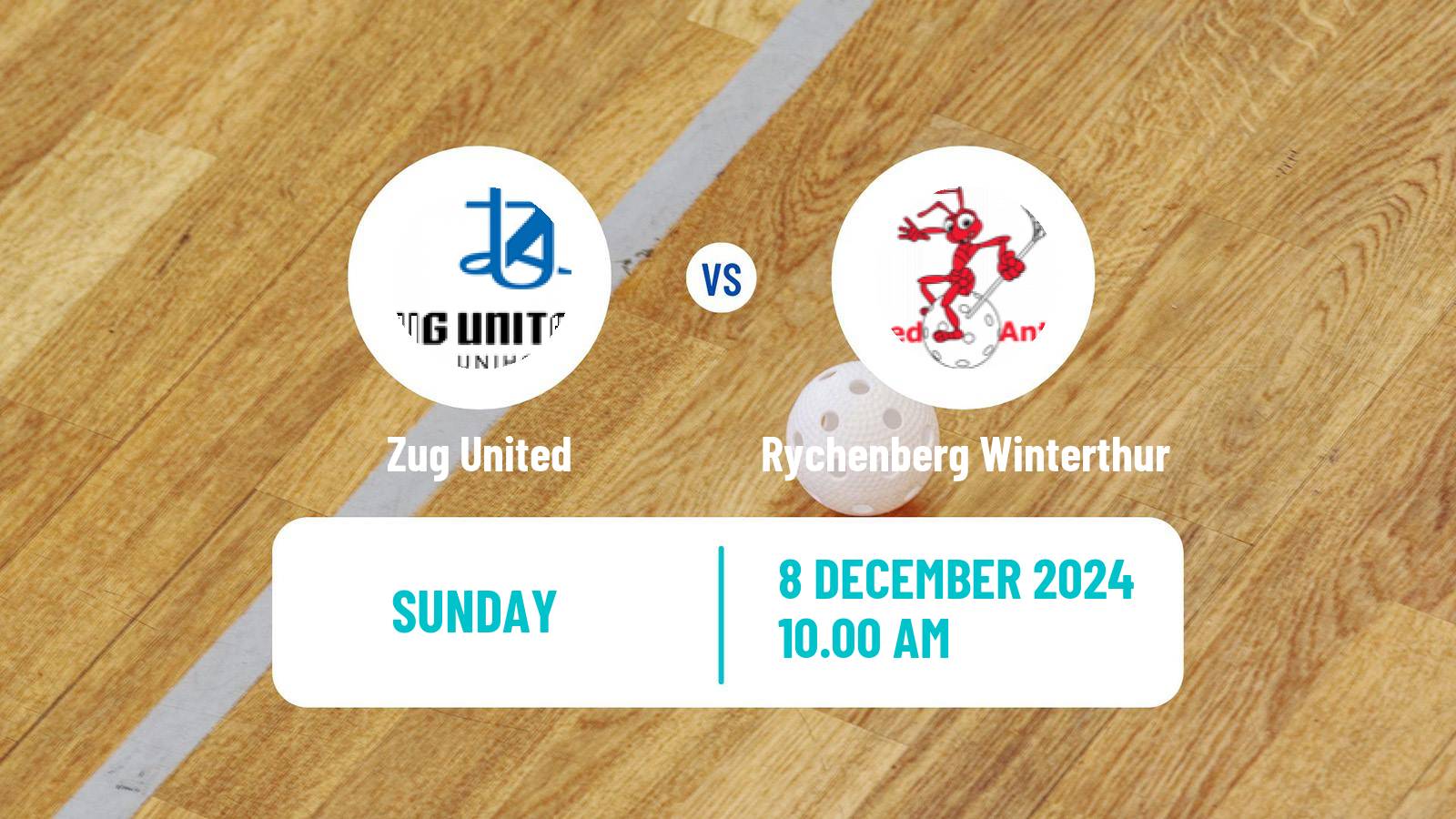 Floorball Swiss NLA Floorball Women Zug United - Rychenberg Winterthur