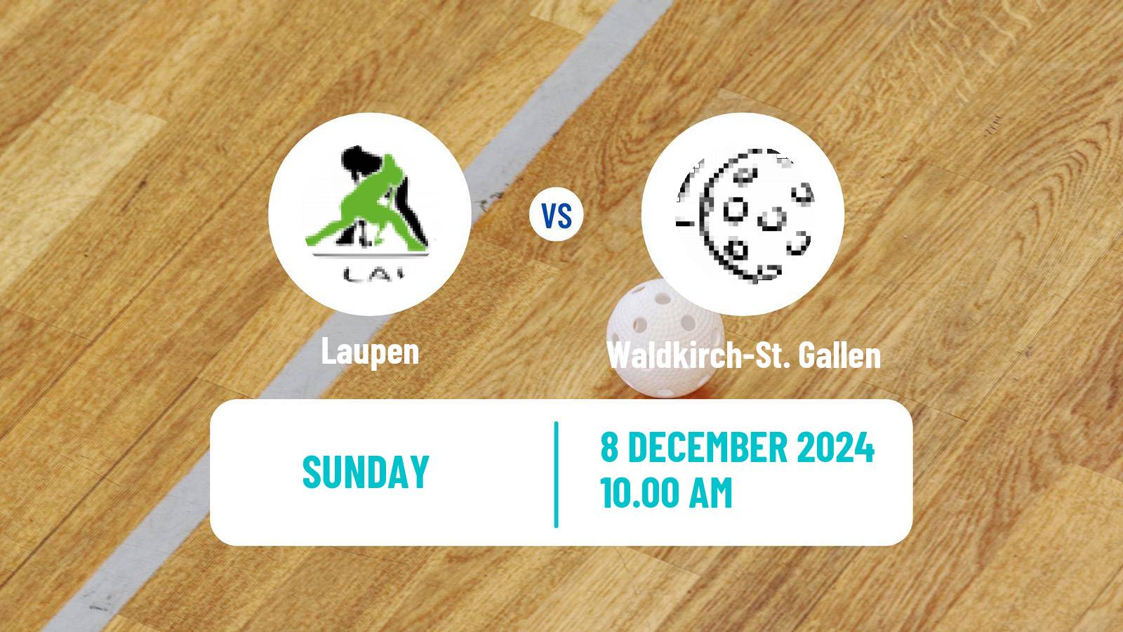 Floorball Swiss NLA Floorball Women Laupen - Waldkirch-St. Gallen