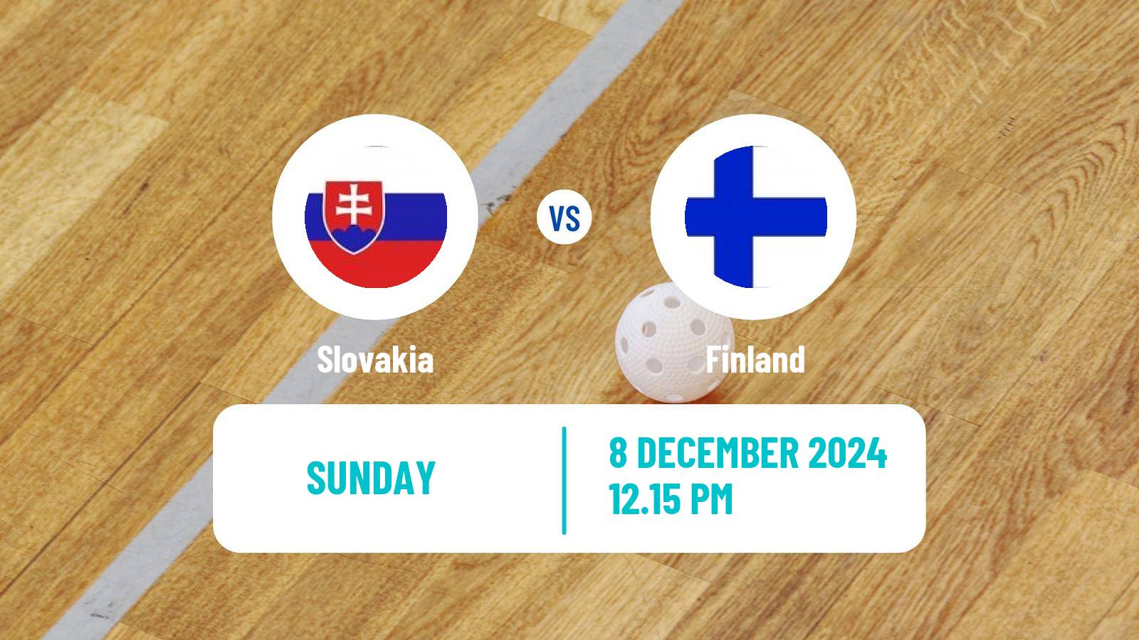 Floorball World Championship Floorball Slovakia - Finland