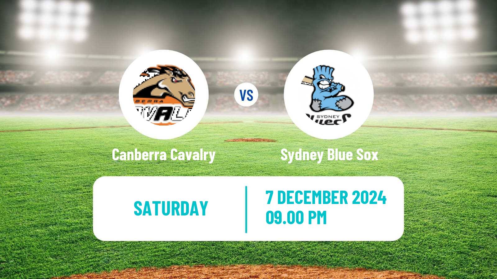 Baseball Australian ABL Canberra Cavalry - Sydney Blue Sox