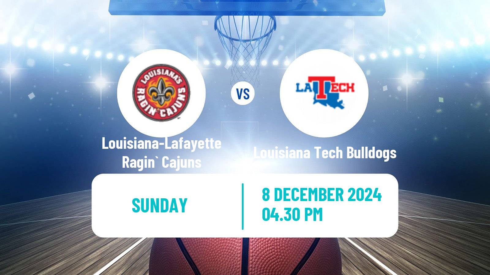 Basketball NCAA College Basketball Louisiana-Lafayette Ragin` Cajuns - Louisiana Tech Bulldogs