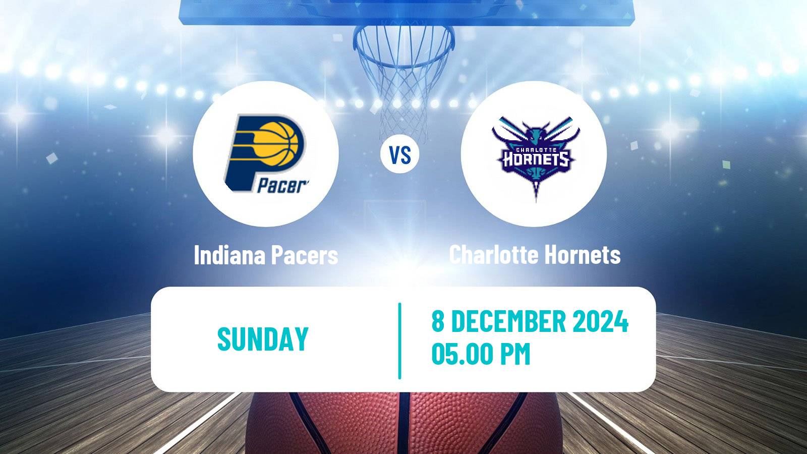 Basketball NBA Indiana Pacers - Charlotte Hornets