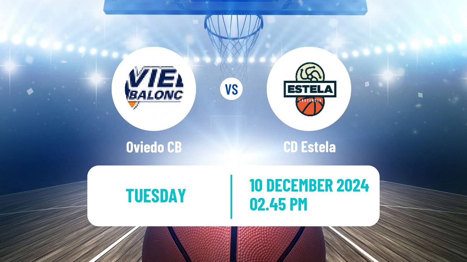 Basketball Spanish LEB Oro Oviedo - Estela