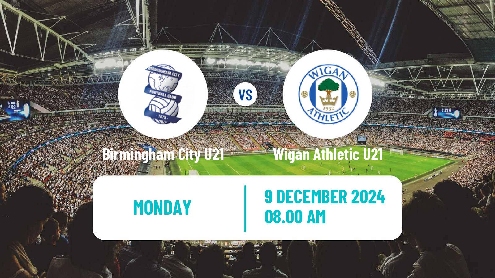 Soccer English Professional Development League Birmingham City U21 - Wigan Athletic U21