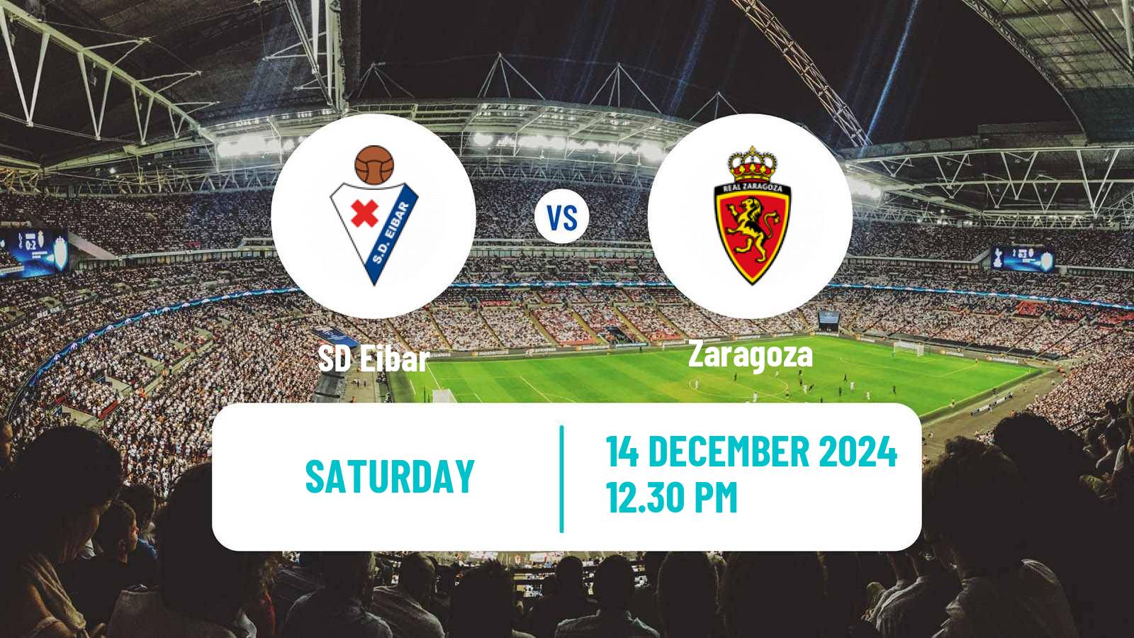 Soccer Spanish LaLiga2 Eibar - Zaragoza