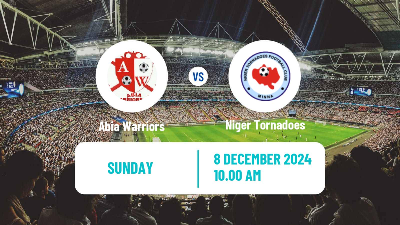 Soccer Nigerian Premier League Abia Warriors - Niger Tornadoes