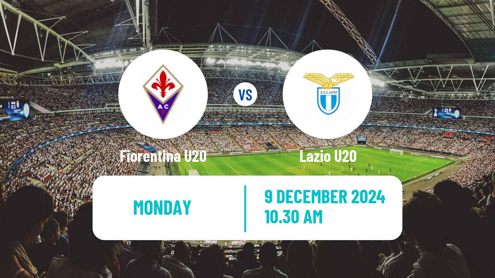 Soccer Italian Primavera 1 Fiorentina U20 - Lazio U20