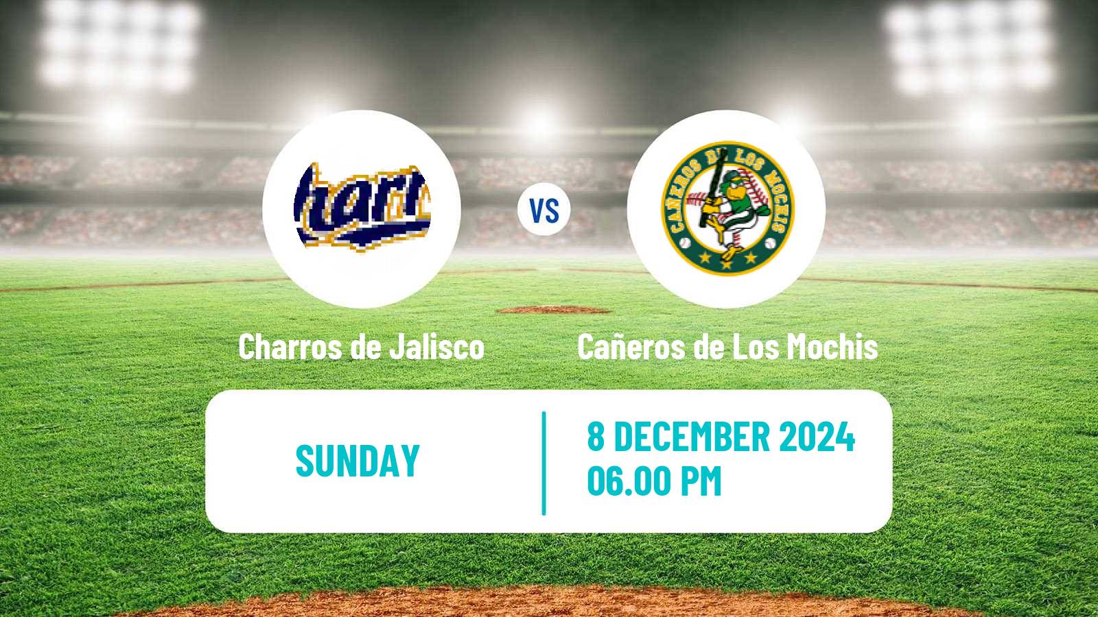 Baseball LMP Charros de Jalisco - Cañeros de Los Mochis