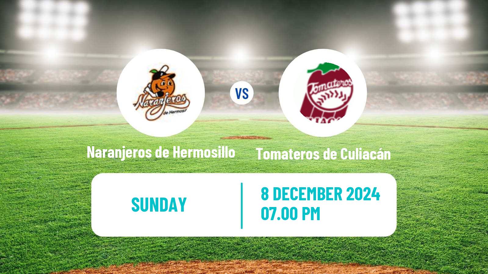 Baseball LMP Naranjeros de Hermosillo - Tomateros de Culiacán