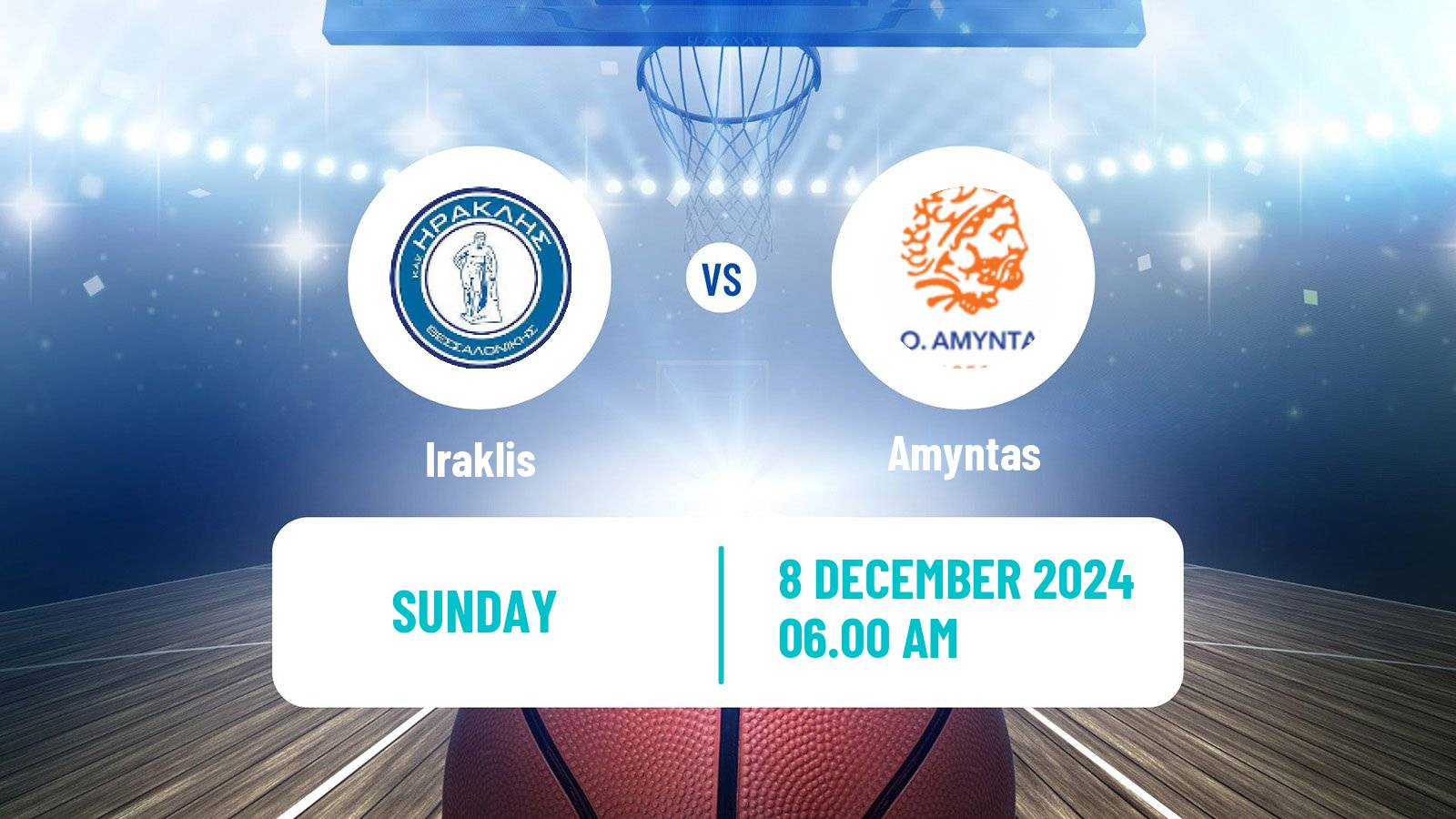 Basketball Greek Basket League A1 Women Iraklis - Amyntas