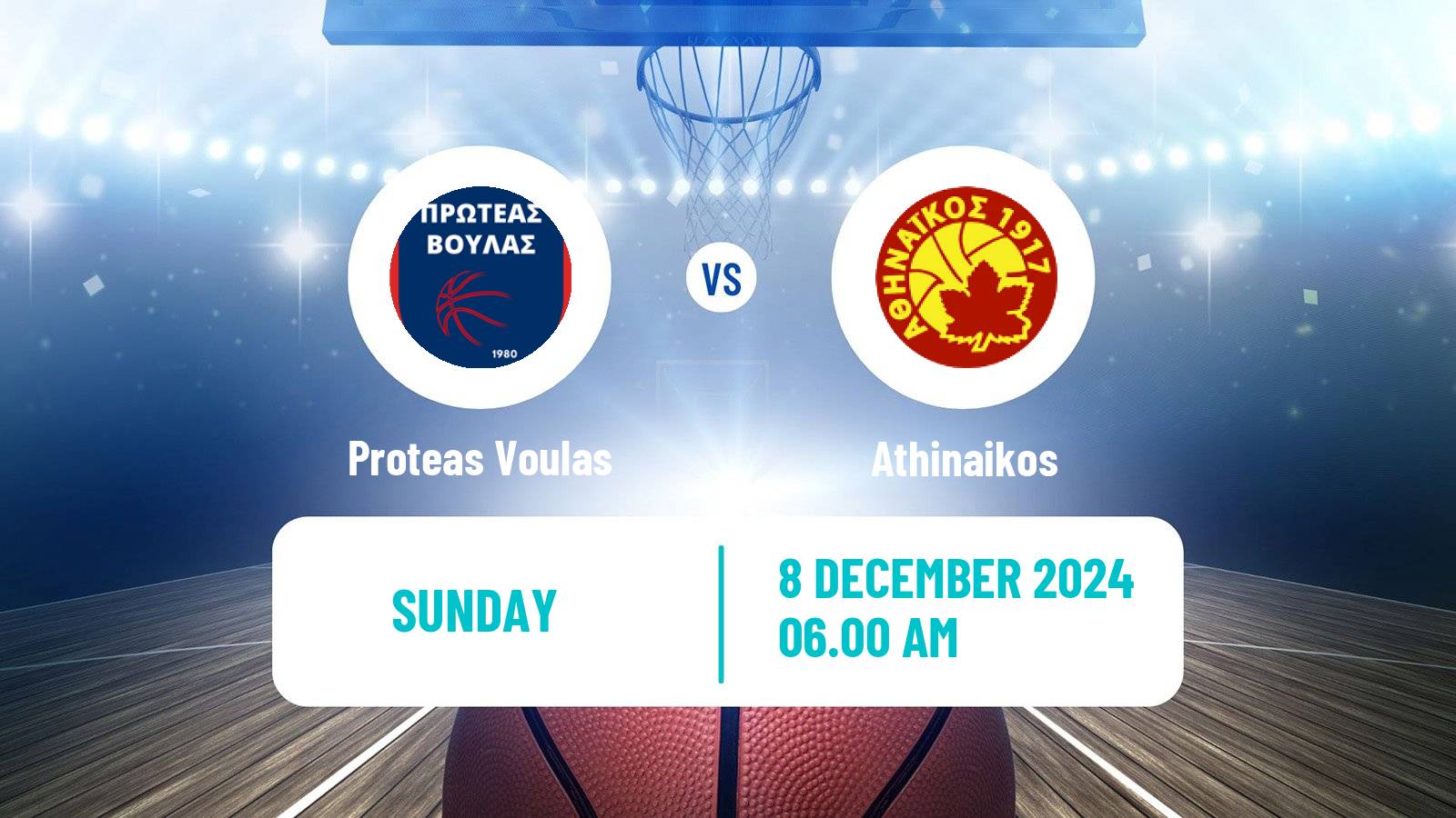 Basketball Greek Basket League A1 Women Proteas Voulas - Athinaikos