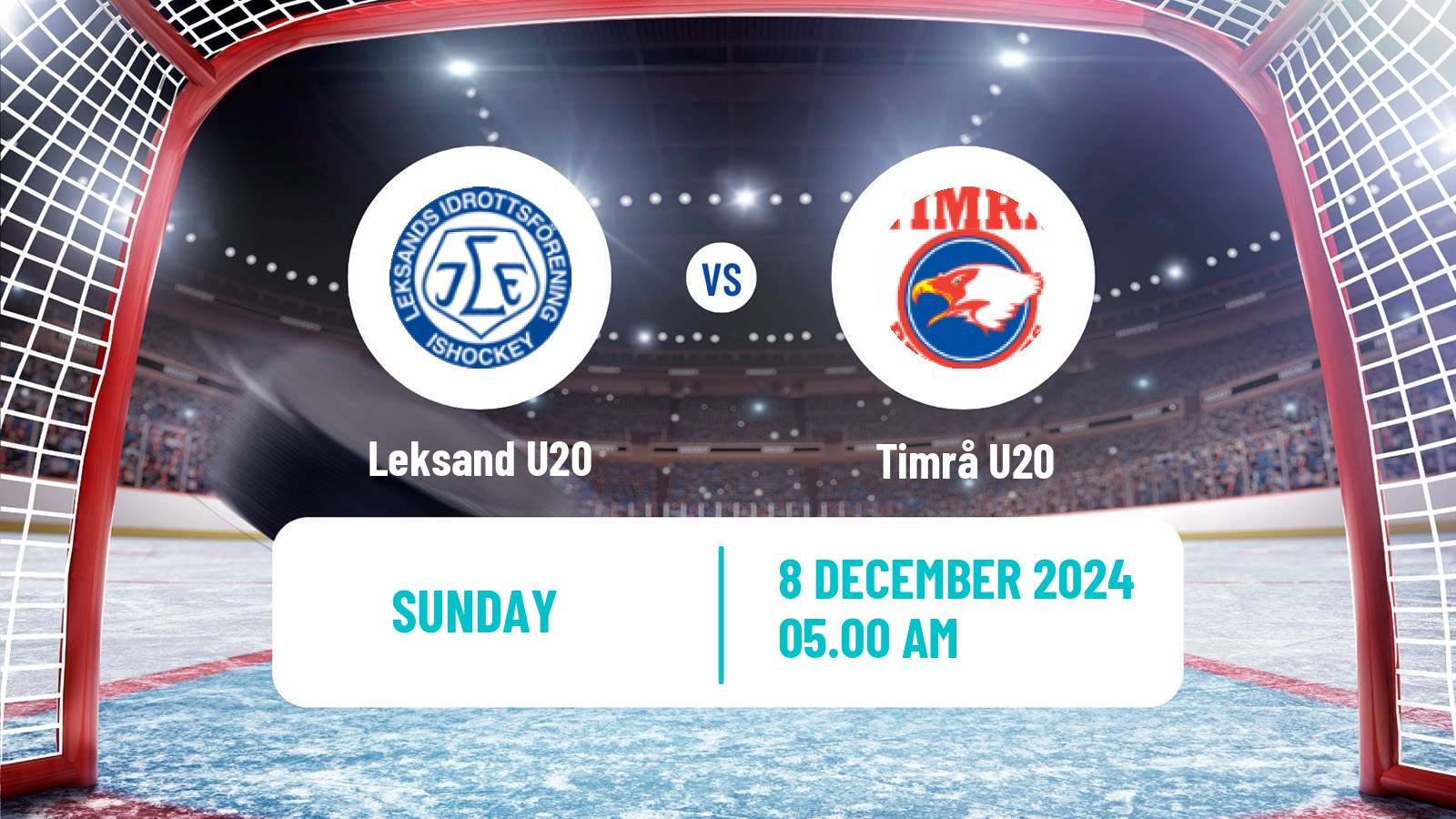 Hockey Swedish Superelit U20 Hockey Leksand U20 - Timrå U20