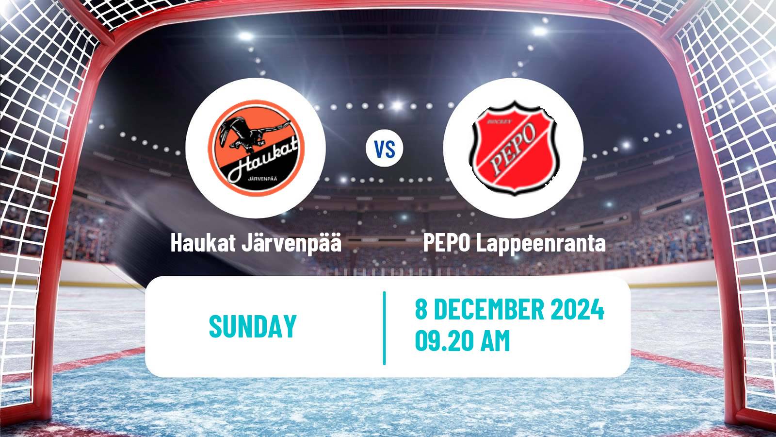 Hockey Finnish Suomi-sarja Haukat Järvenpää - PEPO Lappeenranta