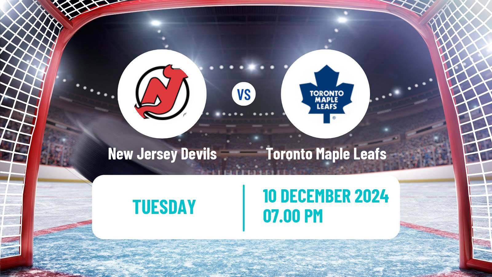 Hockey NHL New Jersey Devils - Toronto Maple Leafs