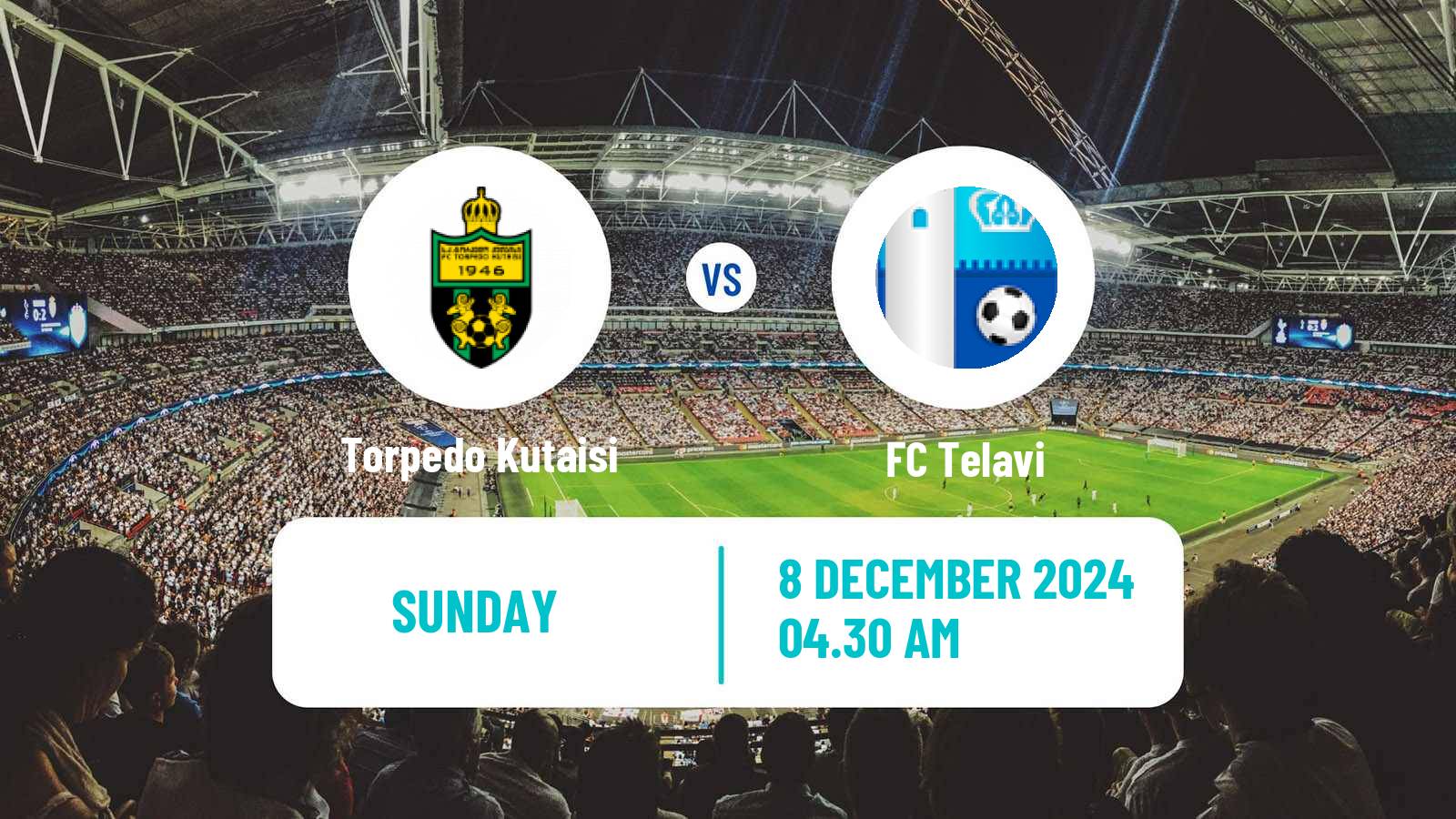 Soccer Georgian Erovnuli Liga Torpedo Kutaisi - Telavi