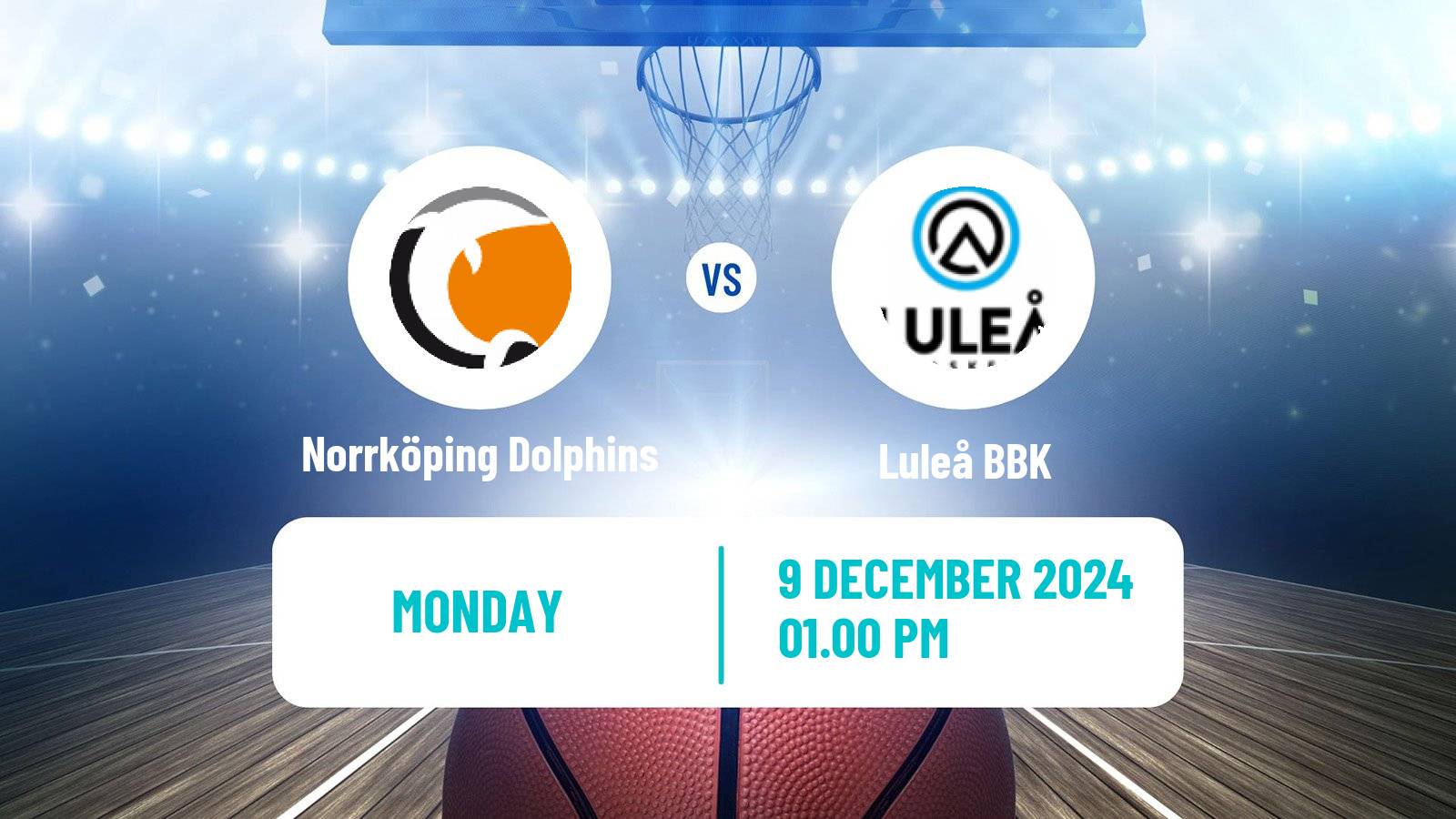 Basketball Swedish Basketligan Women Norrköping Dolphins - Luleå