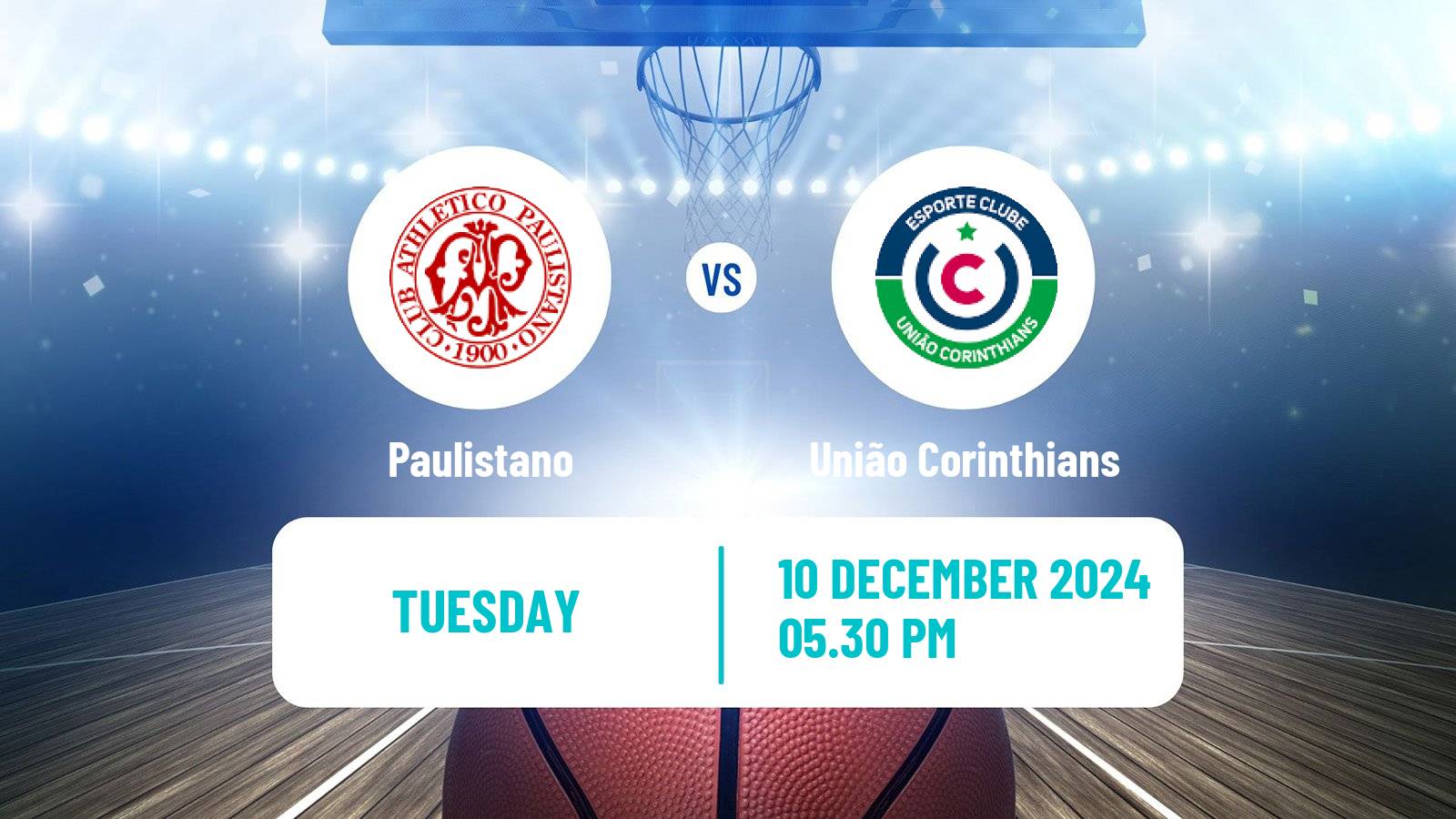 Basketball Brazilian NBB Paulistano - União Corinthians