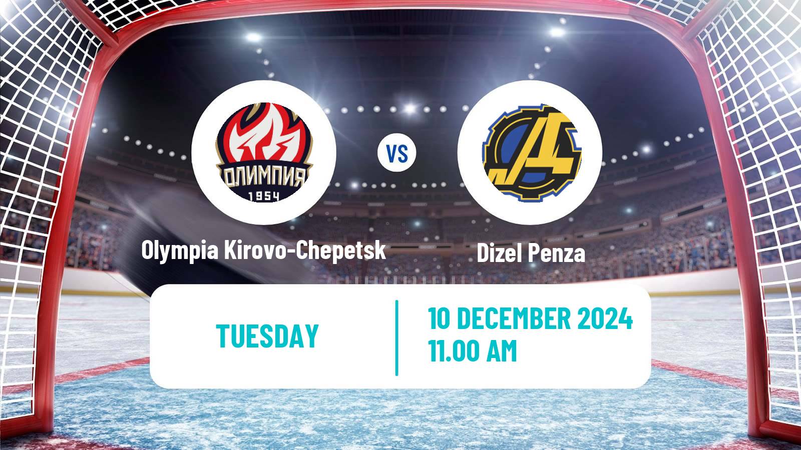 Hockey VHL Olympia Kirovo-Chepetsk - Dizel Penza