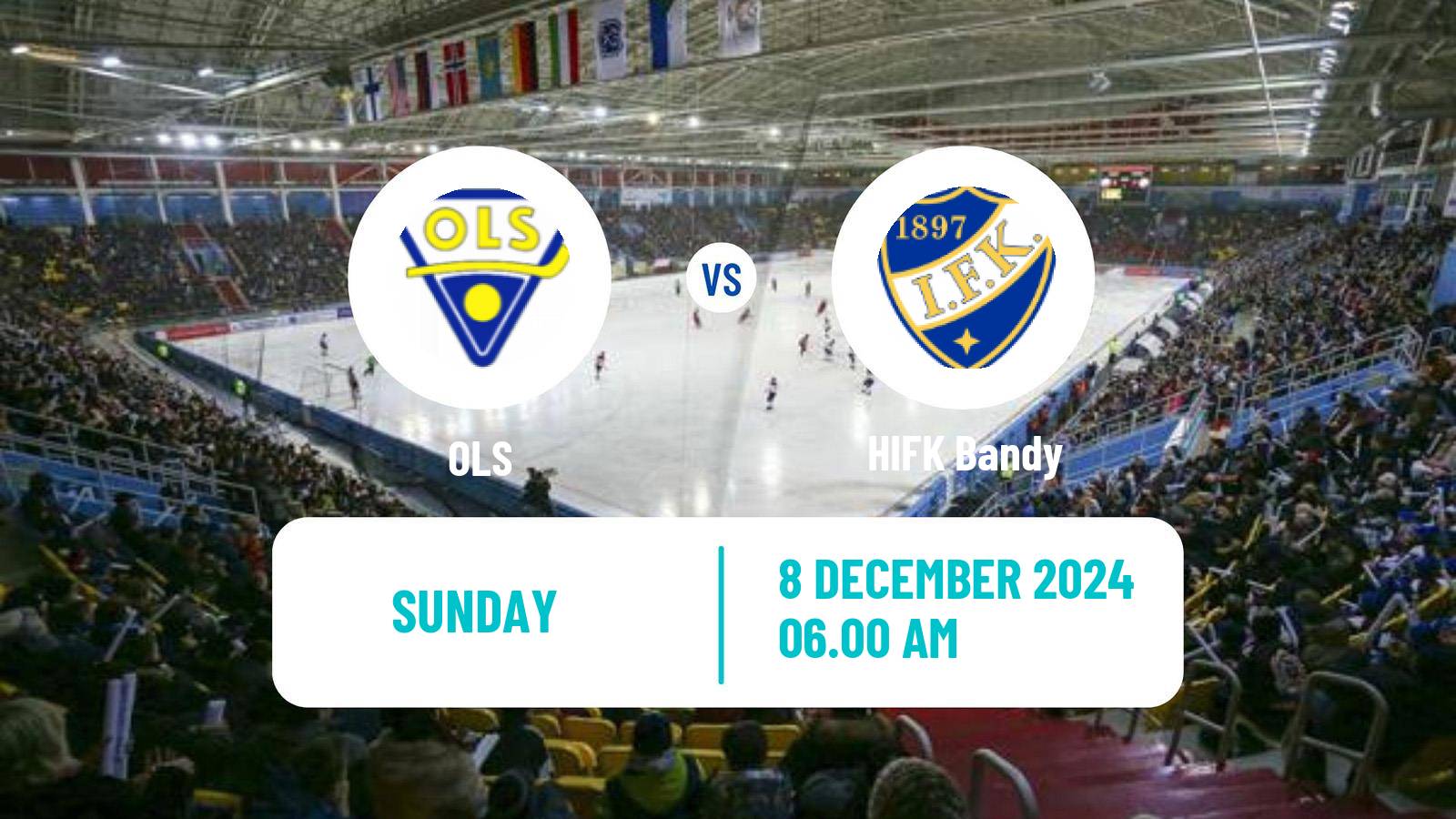 Bandy Finnish Bandyliiga OLS - HIFK