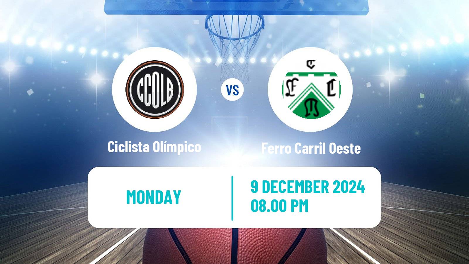 Basketball Argentinian LNB Ciclista Olímpico - Ferro Carril Oeste