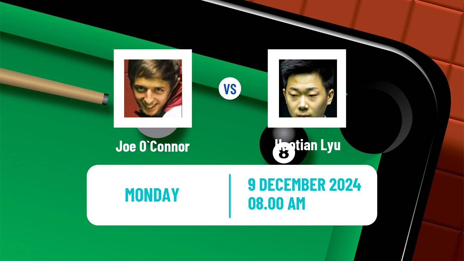 Snooker Scottish Open Joe O`Connor - Haotian Lyu