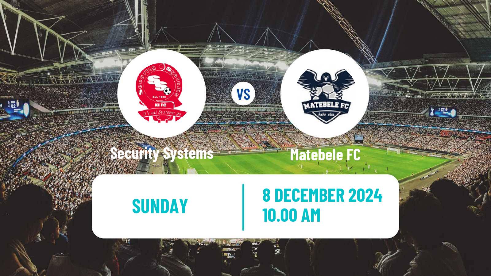 Soccer Botswana Premier League Security Systems - Matebele