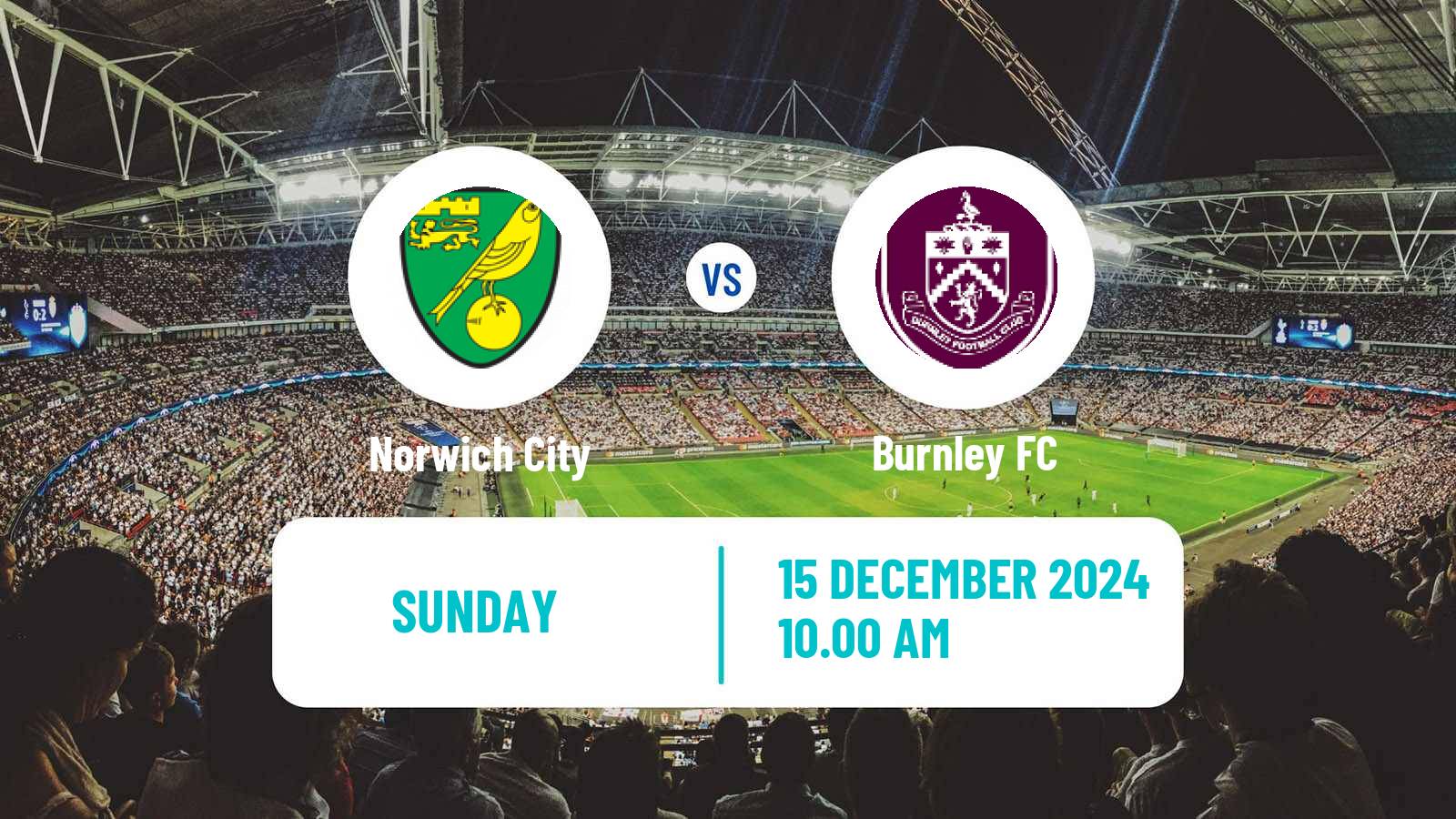 Soccer English League Championship Norwich City - Burnley