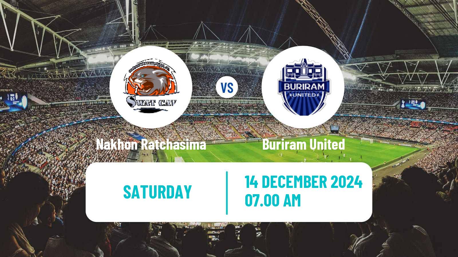 Soccer Thai League 1 Nakhon Ratchasima - Buriram United