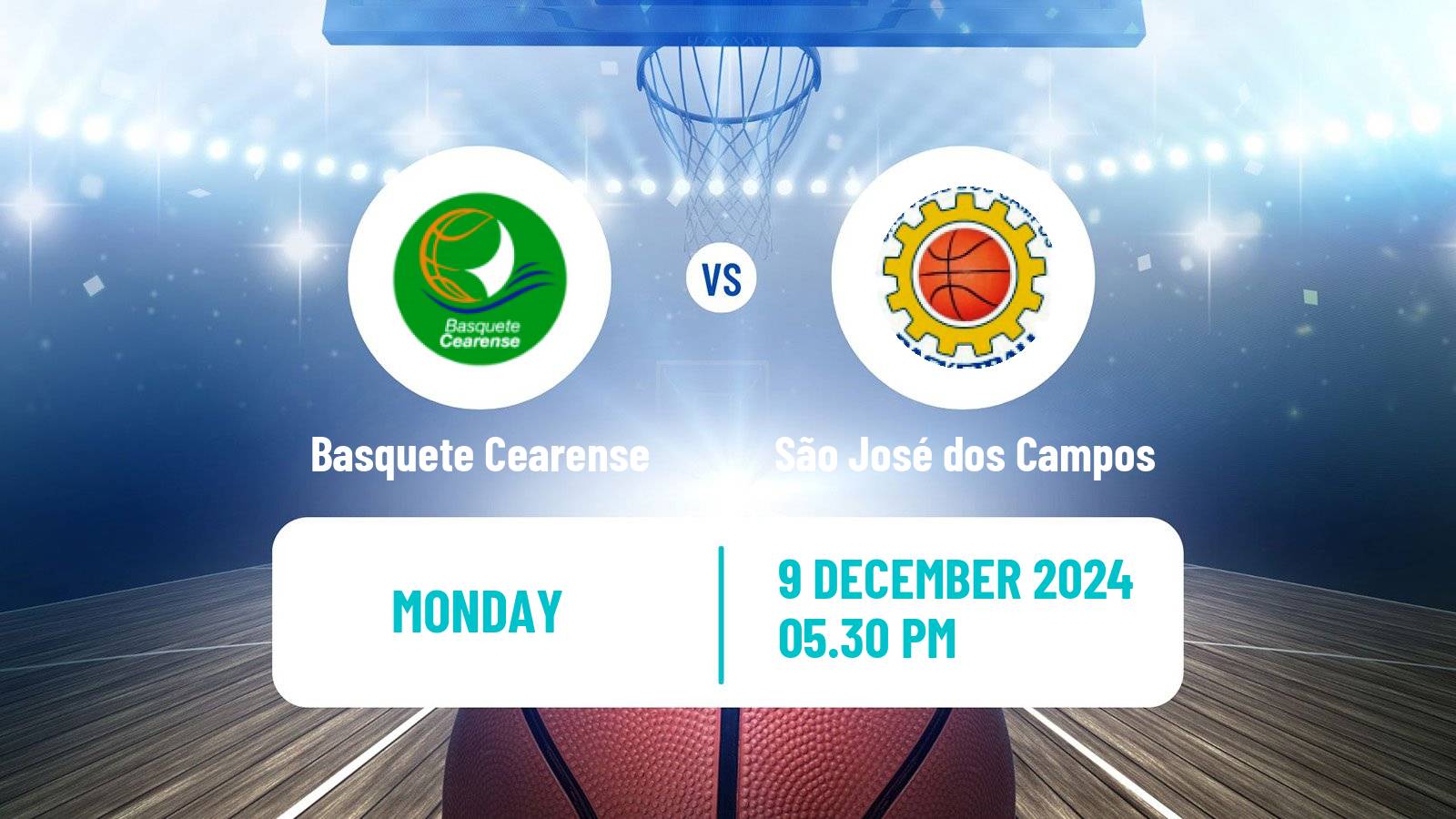 Basketball Brazilian NBB Basquete Cearense - São José dos Campos