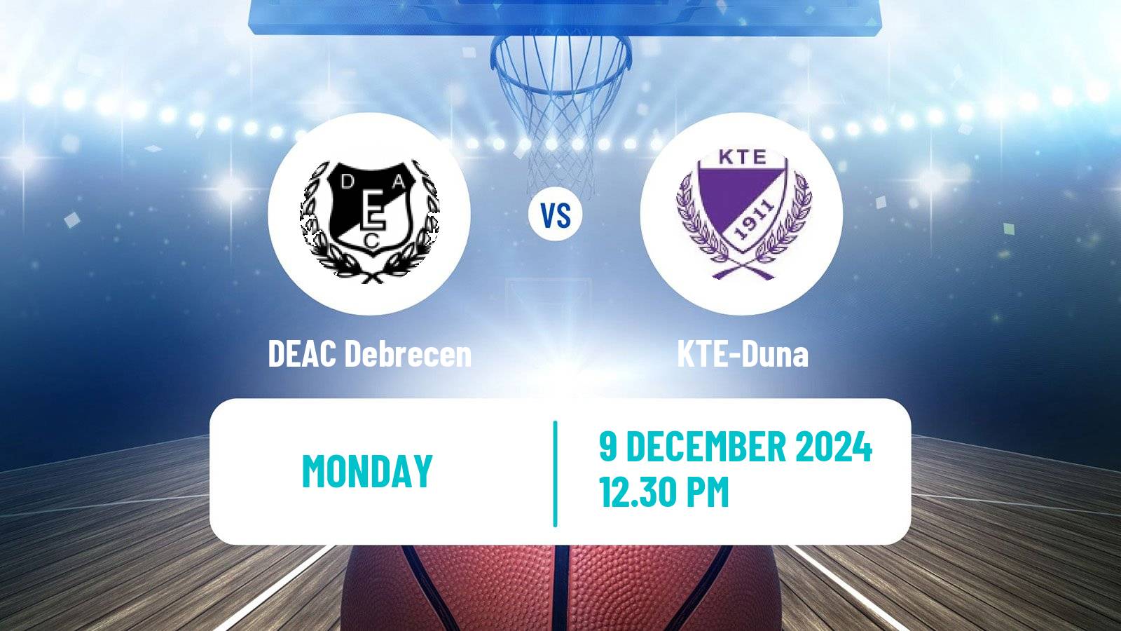 Basketball Hungarian NB I Basketball DEAC Debrecen - KTE-Duna