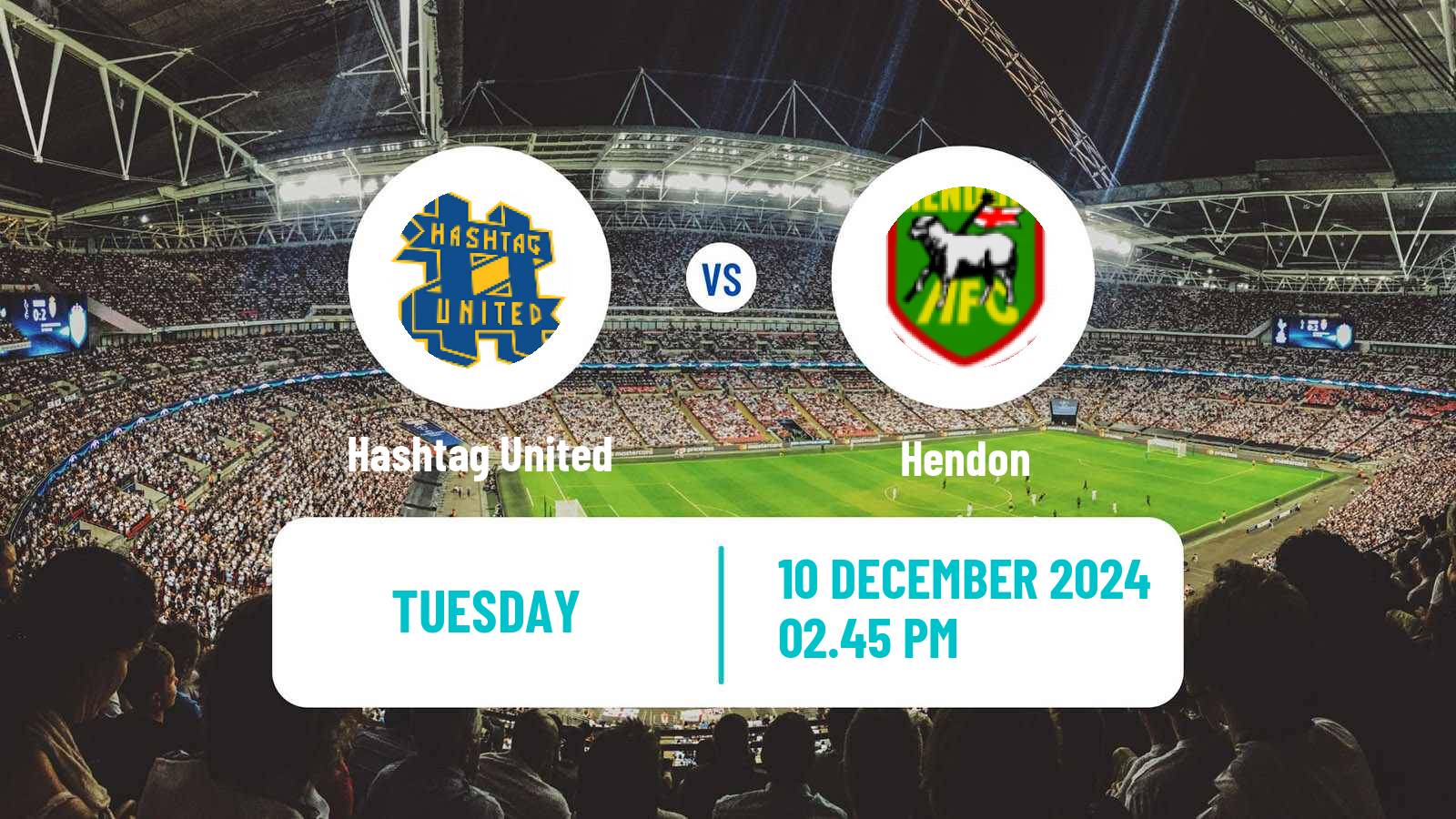 Soccer English Isthmian League Premier Division Hashtag United - Hendon