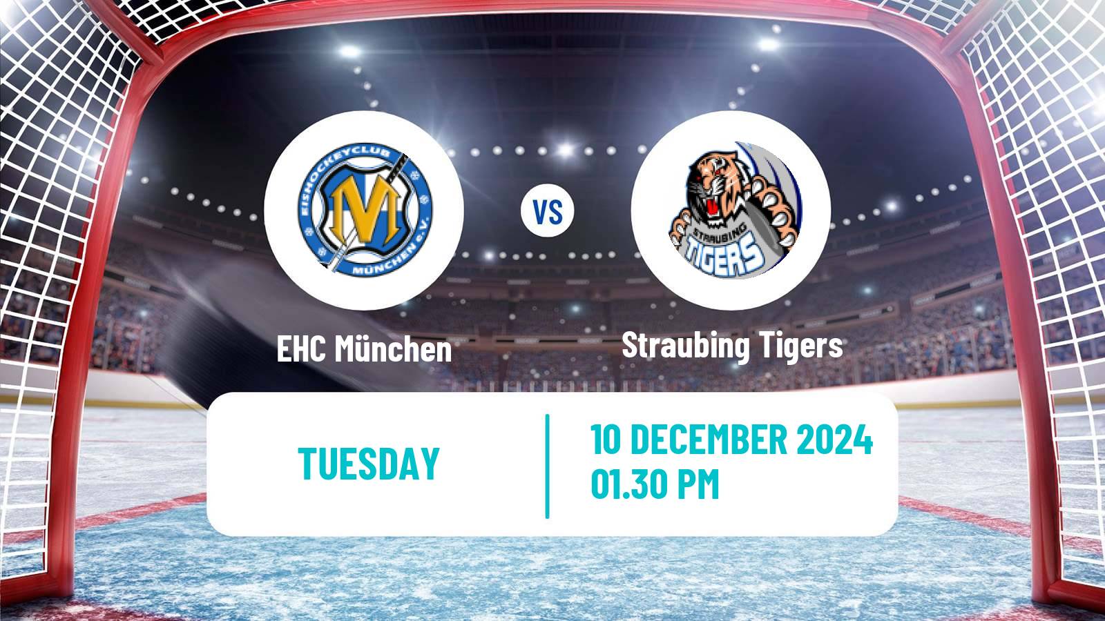 Hockey German Ice Hockey League EHC München - Straubing Tigers