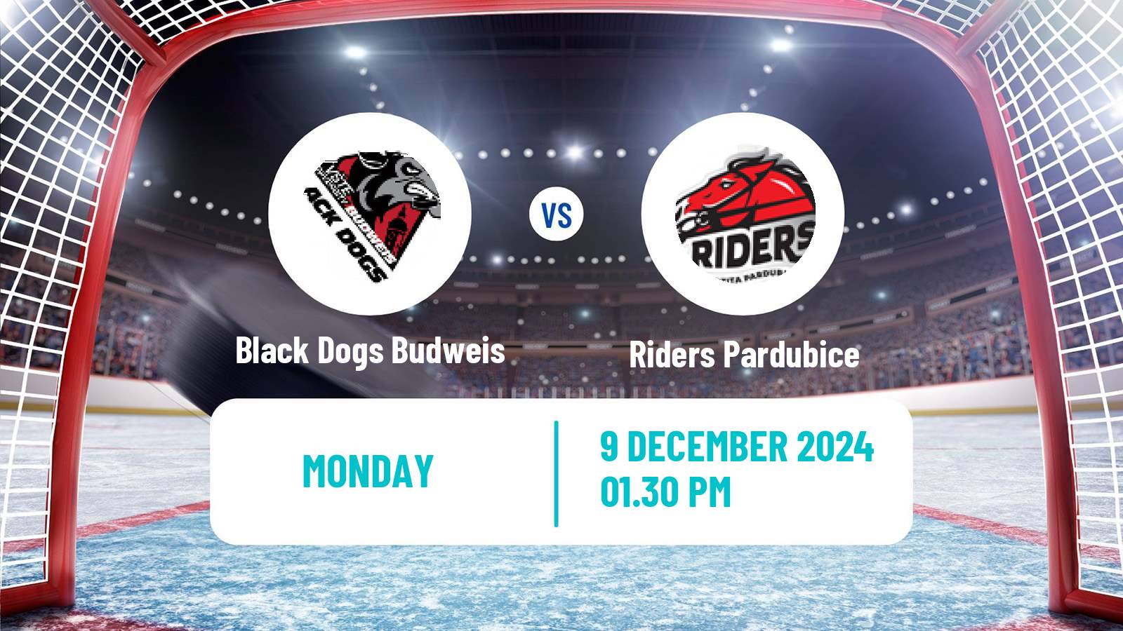 Hockey Czech ULLH Black Dogs Budweis - Riders Pardubice