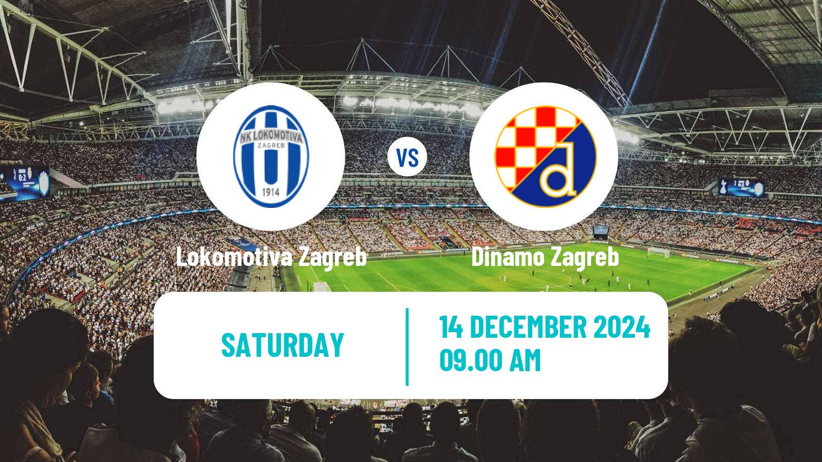 Soccer Croatian HNL Lokomotiva Zagreb - Dinamo Zagreb