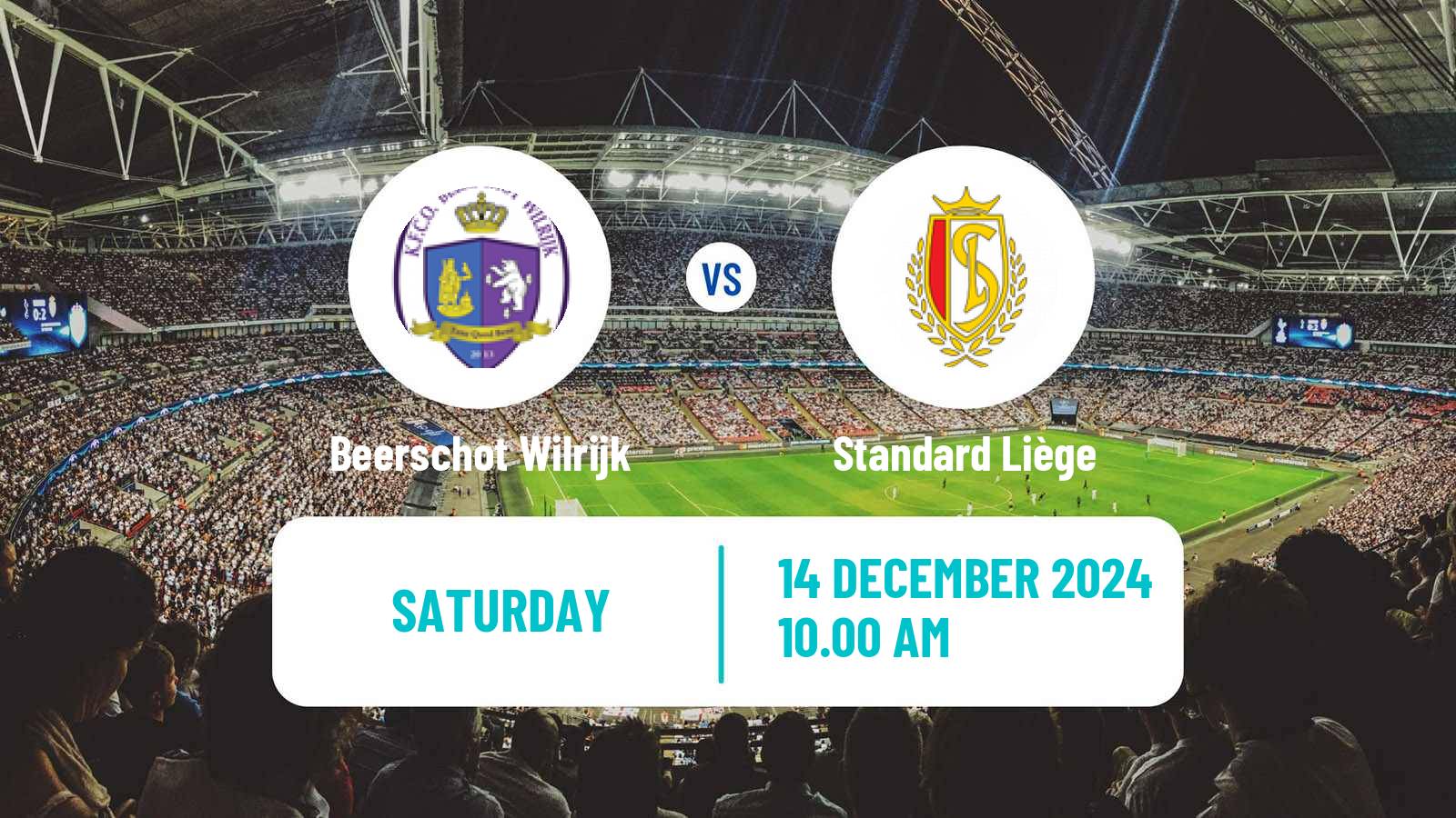 Soccer Belgian Jupiler Pro League Beerschot Wilrijk - Standard Liège