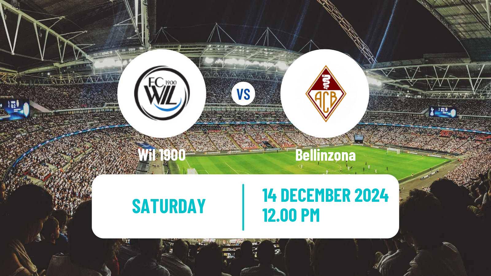 Soccer Swiss Challenge League Wil 1900 - Bellinzona