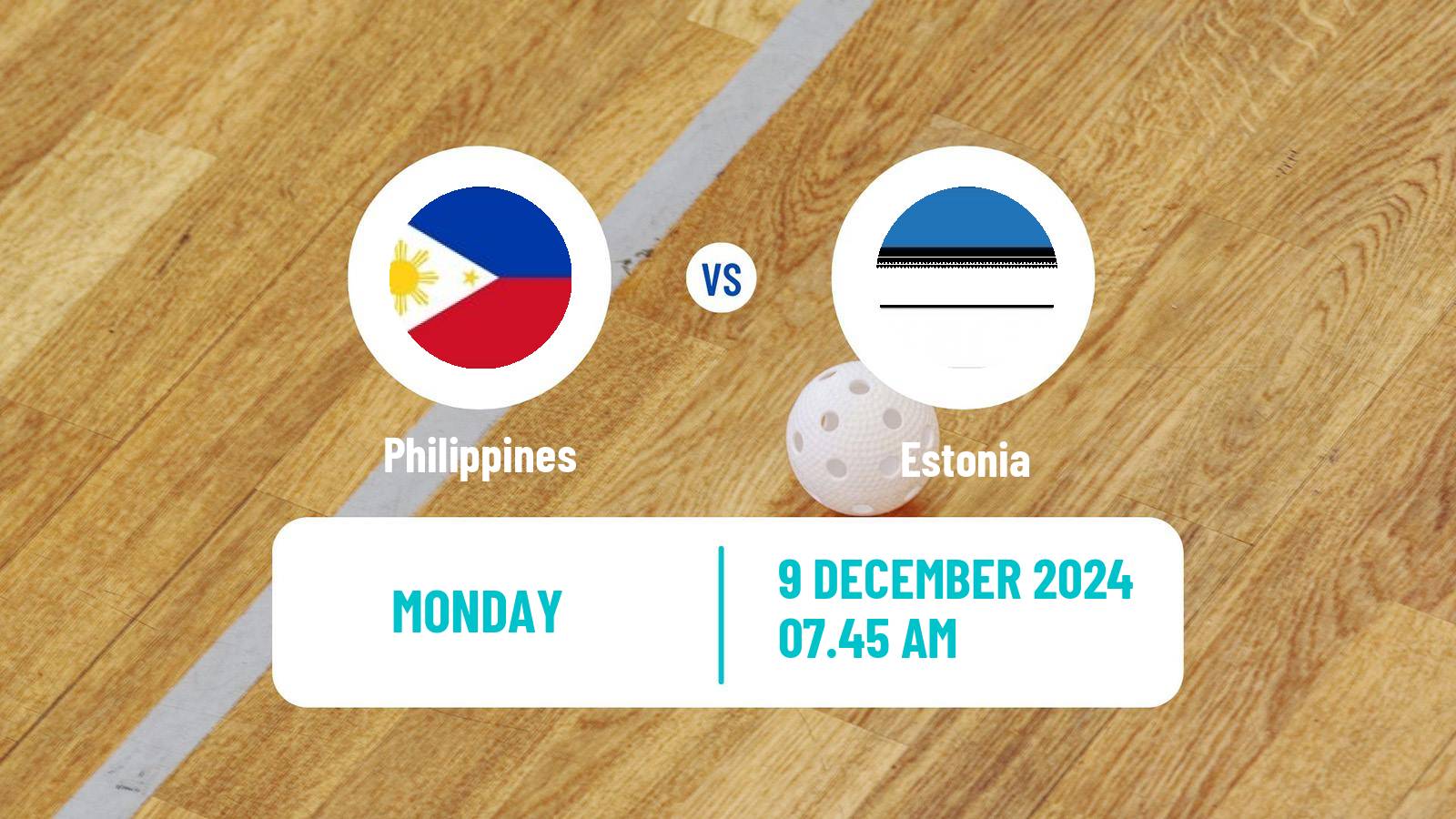 Floorball World Championship Floorball Philippines - Estonia