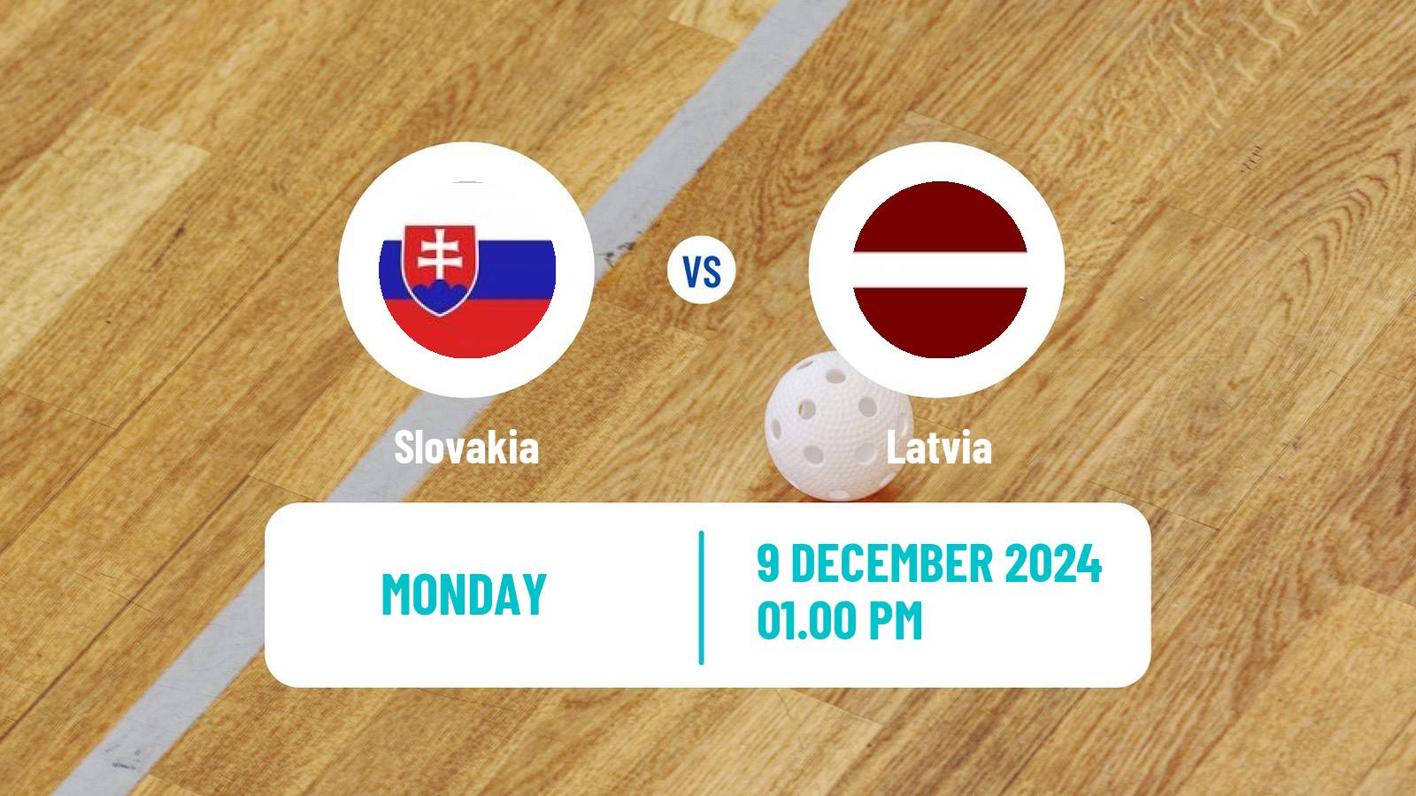 Floorball World Championship Floorball Slovakia - Latvia