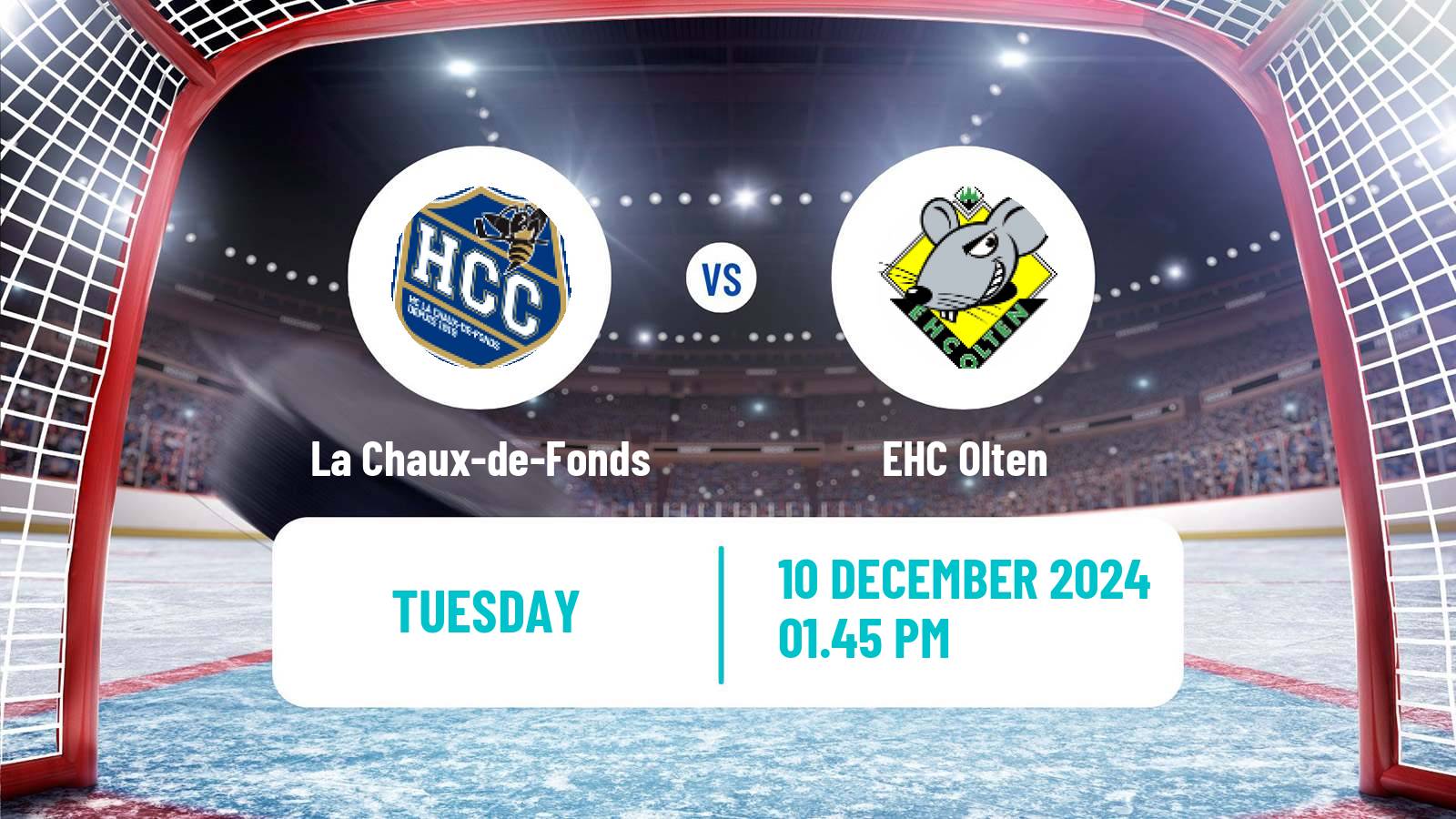 Hockey Swiss League Hockey La Chaux-de-Fonds - Olten