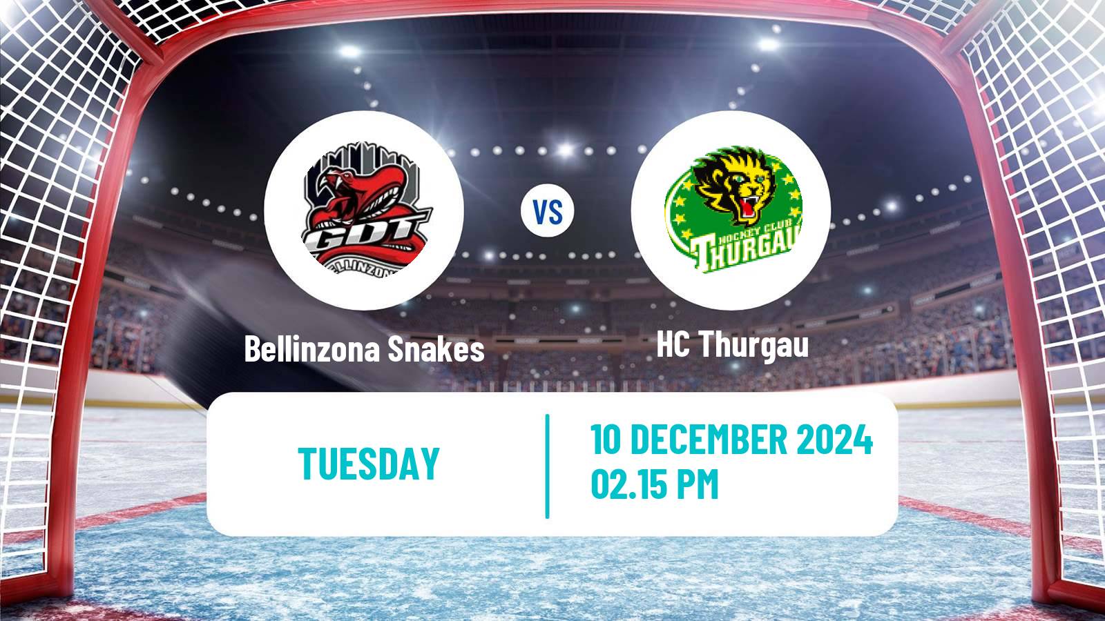 Hockey Swiss League Hockey Bellinzona Snakes - Thurgau