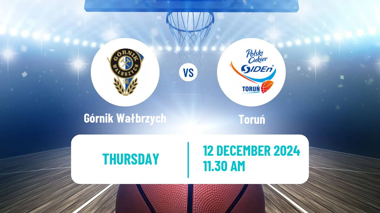 Basketball Polish Basket Liga Górnik Wałbrzych - Toruń