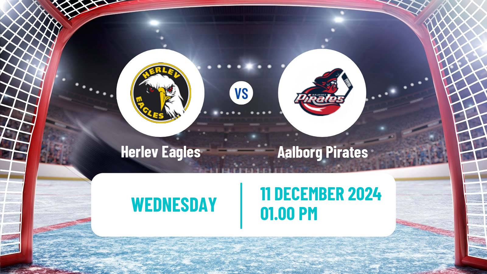 Hockey Danish Ishockey Ligaen Herlev Eagles - Aalborg Pirates