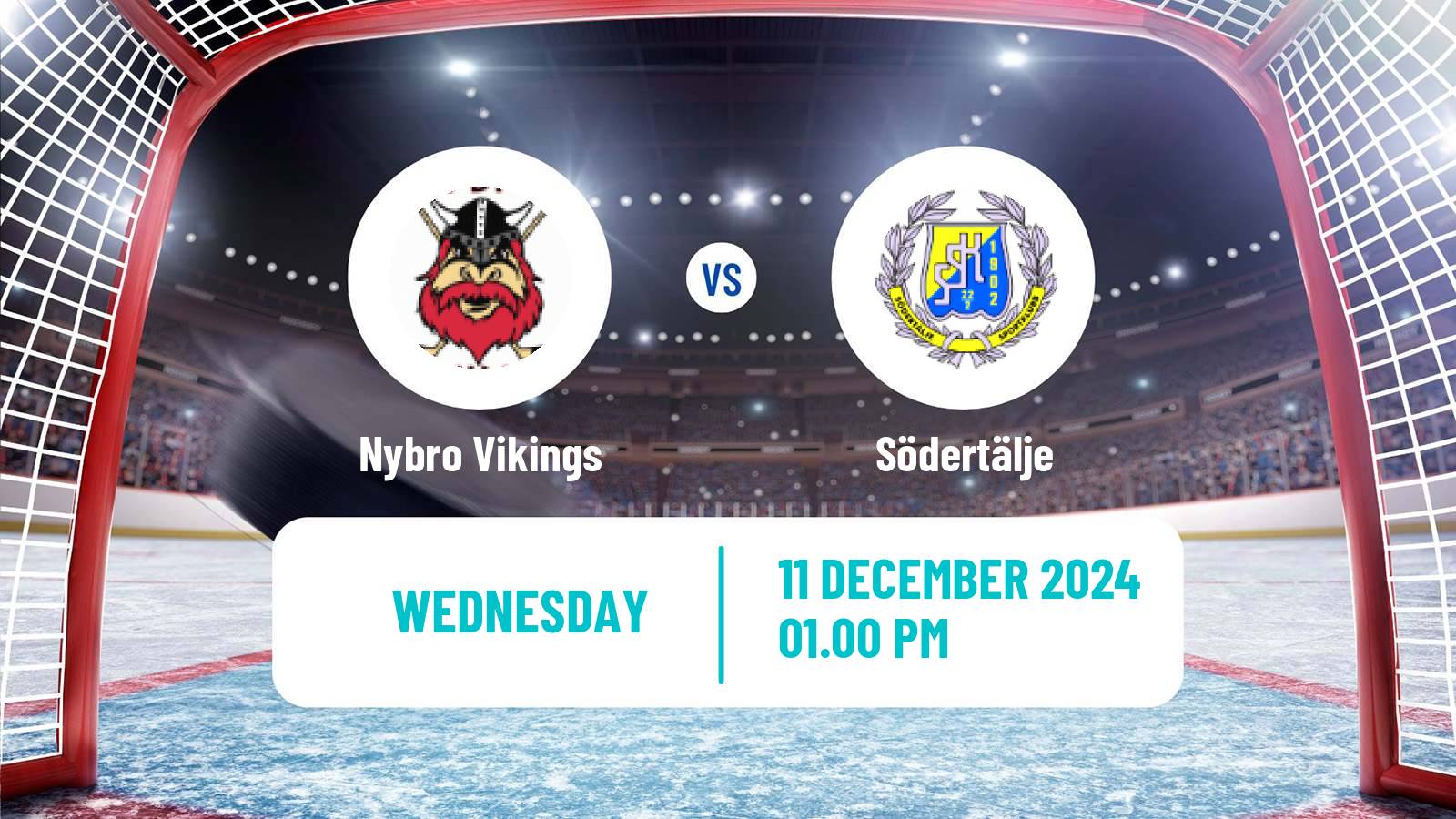 Hockey Swedish Hockey Allsvenskan Nybro Vikings - Södertälje