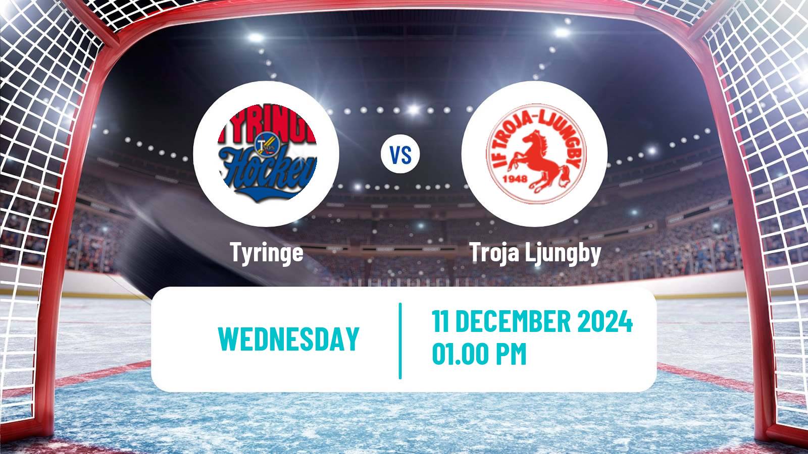 Hockey Swedish HockeyEttan Sodra Tyringe - Troja Ljungby