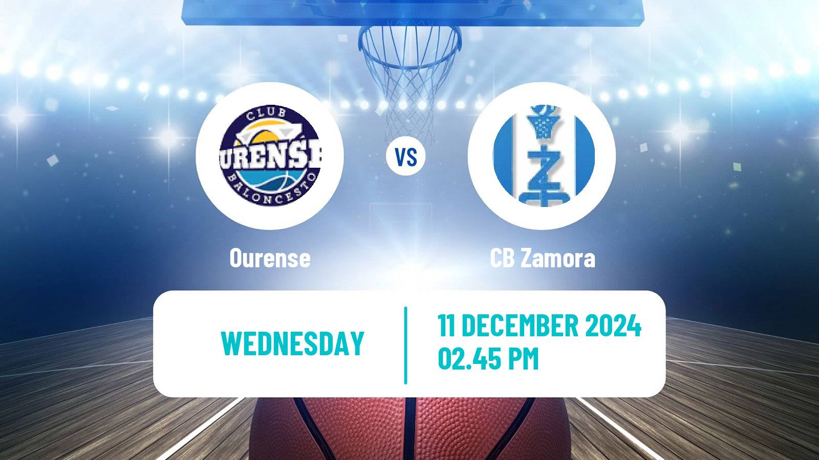 Basketball Spanish LEB Oro Ourense - Zamora