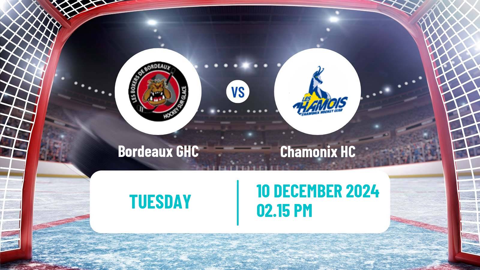 Hockey French Ligue Magnus Bordeaux - Chamonix