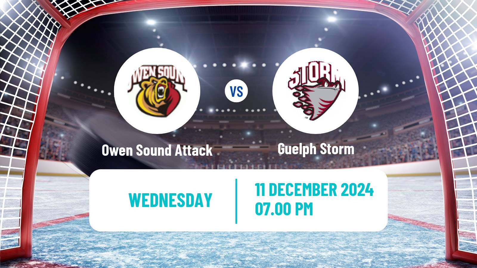 Hockey OHL Owen Sound Attack - Guelph Storm