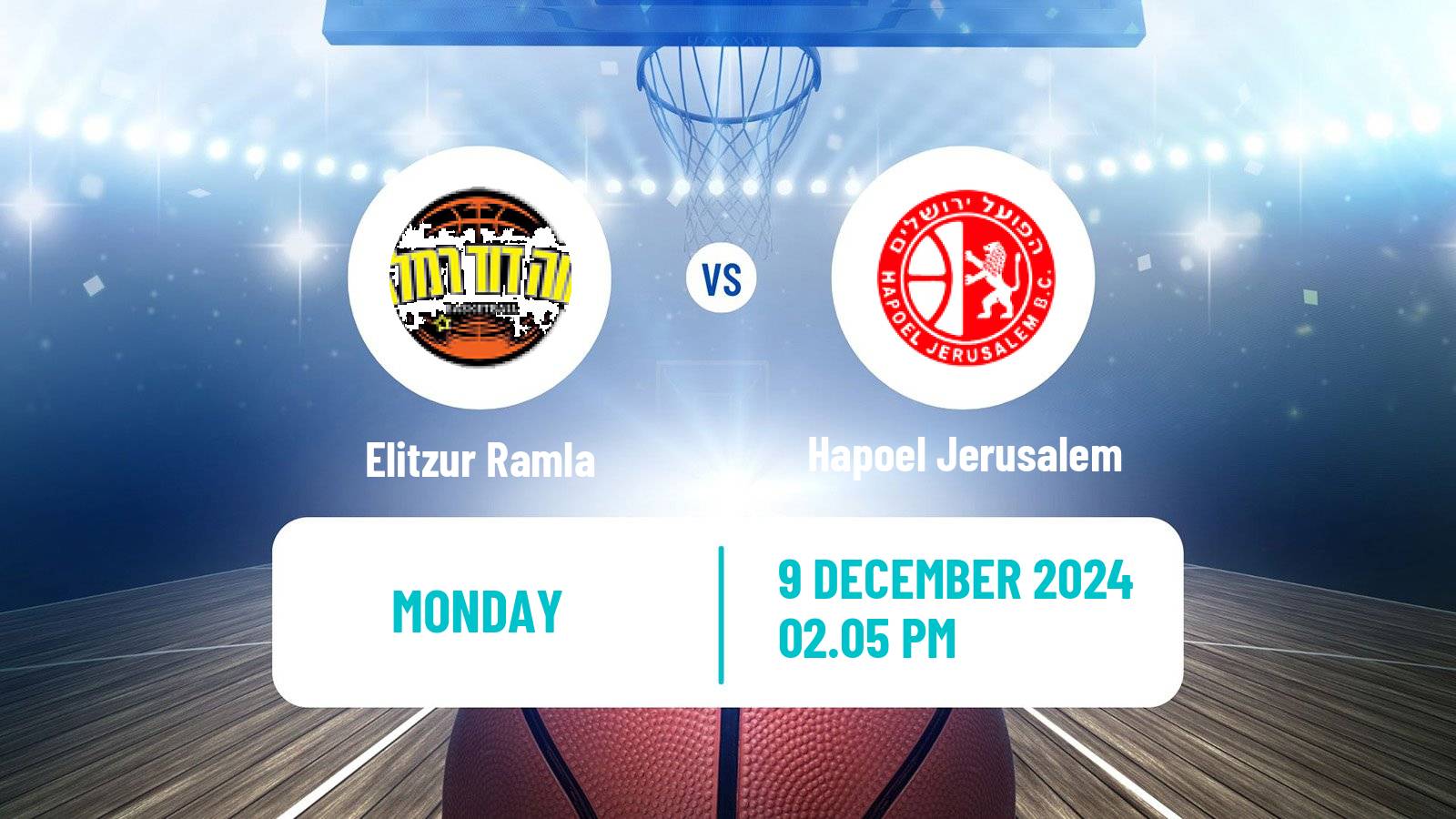 Basketball Israeli WBL Women Elitzur Ramla - Hapoel Jerusalem