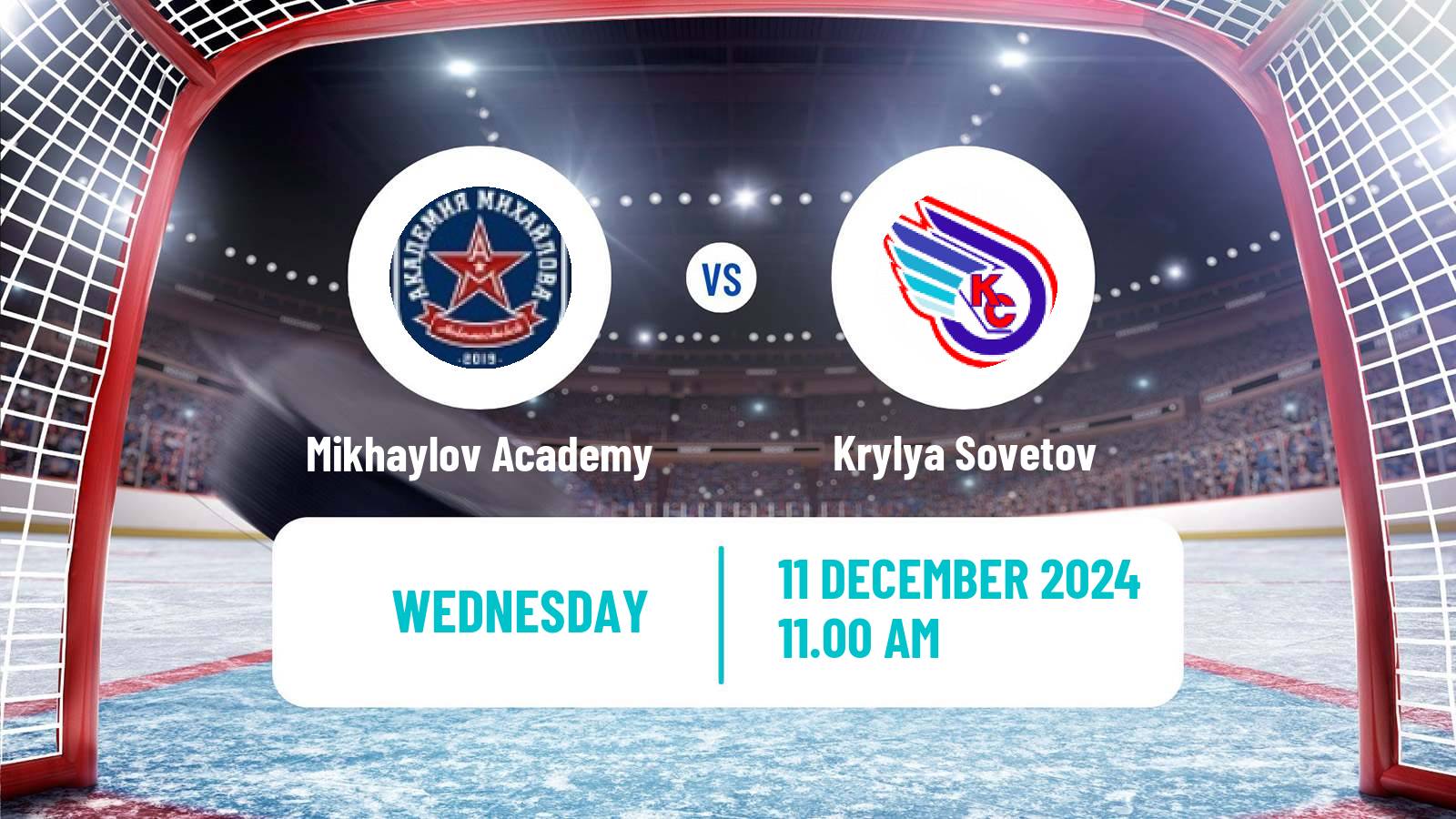 Hockey MHL Mikhaylov Academy - Krylya Sovetov