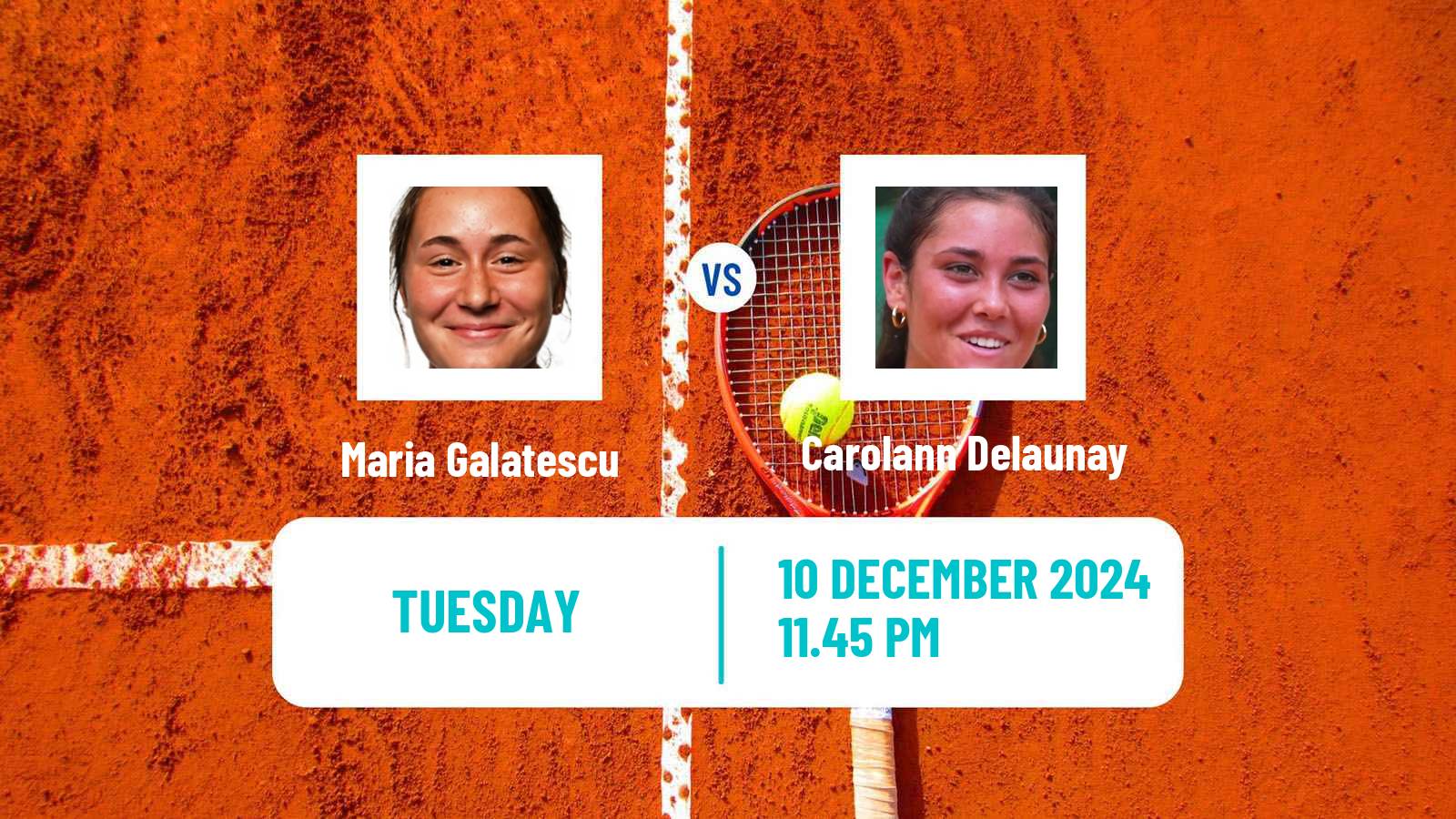 Tennis ITF W15 Wellington Women Maria Galatescu - Carolann Delaunay